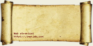 Andjelina Lalić vizit kartica